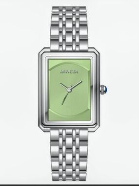 Invicta Women's Silver Bracelet Watch with Mint Green Dial